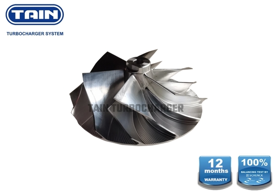 ऑडी सीट लियोन 2.0L . के लिए K04 66mm बिलेट टर्बो कंप्रेसर व्हील अपग्रेड 11blade